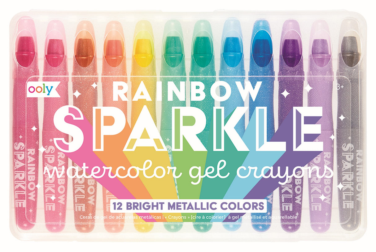 Rainbow Sparkle Watercolor Gel Cray