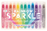 Rainbow Sparkle Watercolor Gel Cray