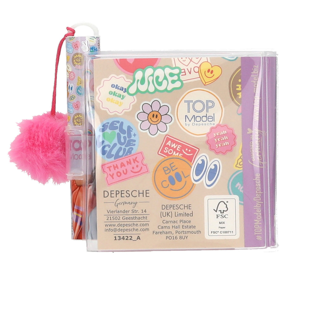 TOPModel Mini Notizbuch mit Stift