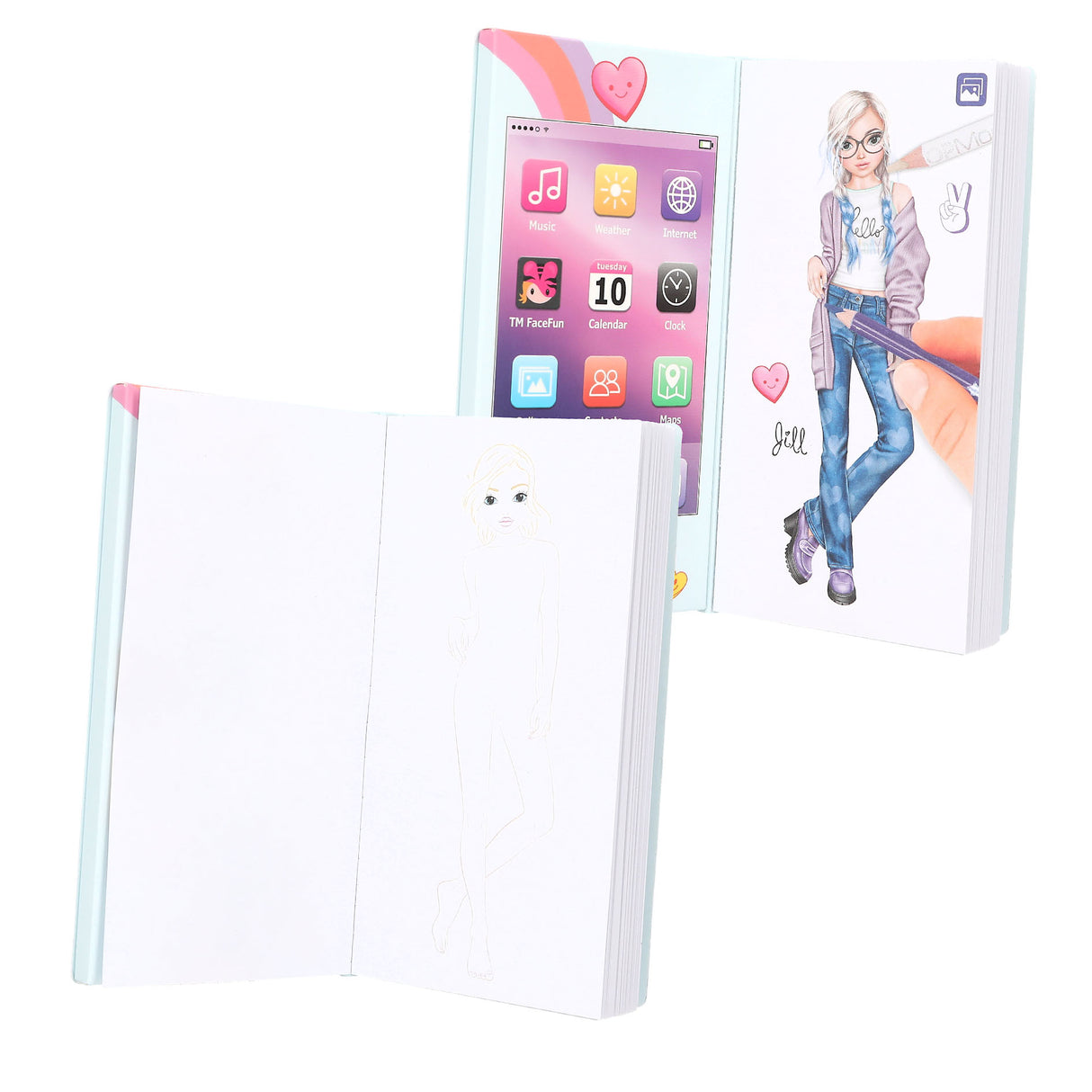 TOPModel Mini Malbuch mit Sound (1 Stück)