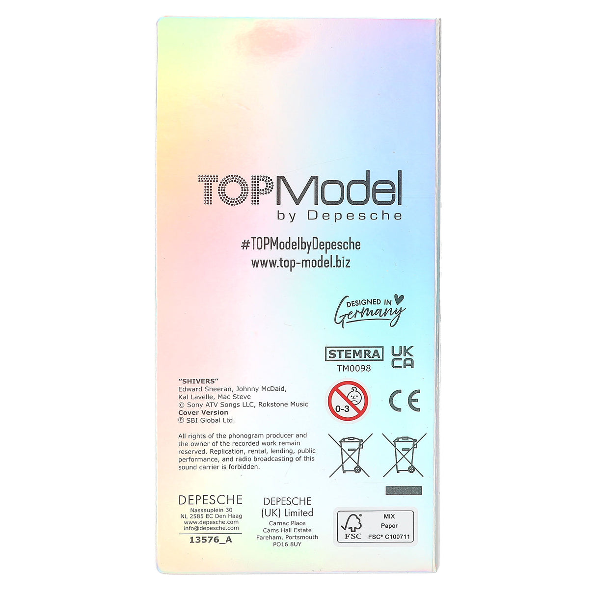 TOPModel Mini Malbuch mit Sound (1 Stück)