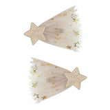 Tulle shooting star clips