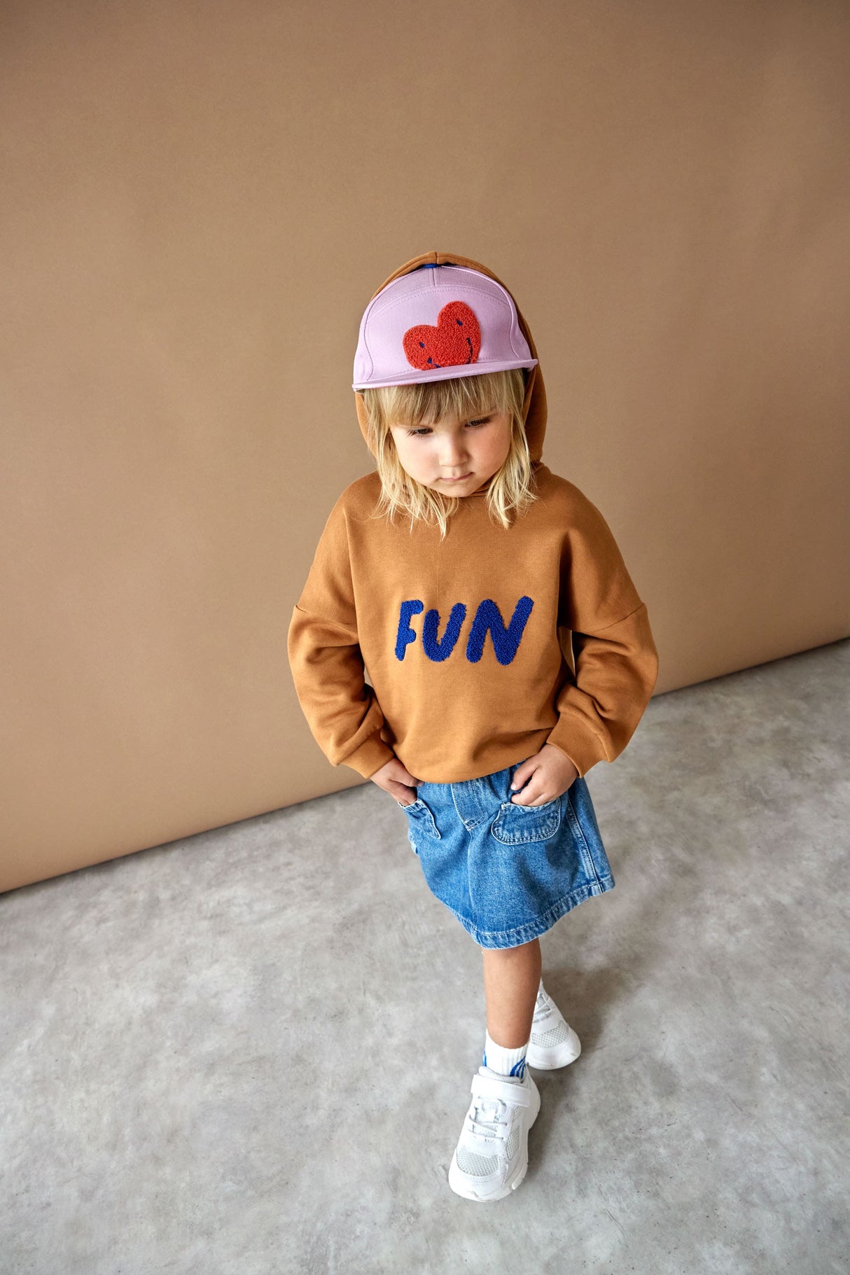 Hoodie- Fun Karamell 98-104