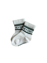 HEY BABY Socken grün  - korbmayer. ganz besonders. für kinder.