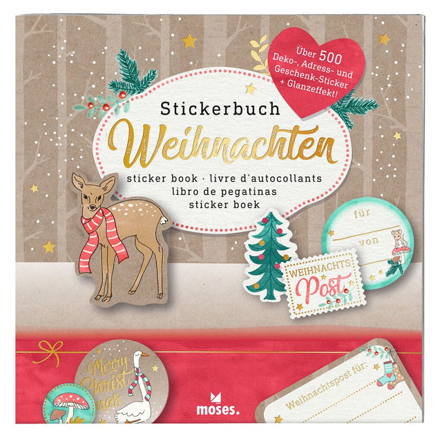 Stickerbuch WeihnachtenMosesStickerbuch Weihnachtenkorbmayer. ganz besonders. für kinder.