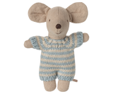 Babymaus in Tragetasche - Blau