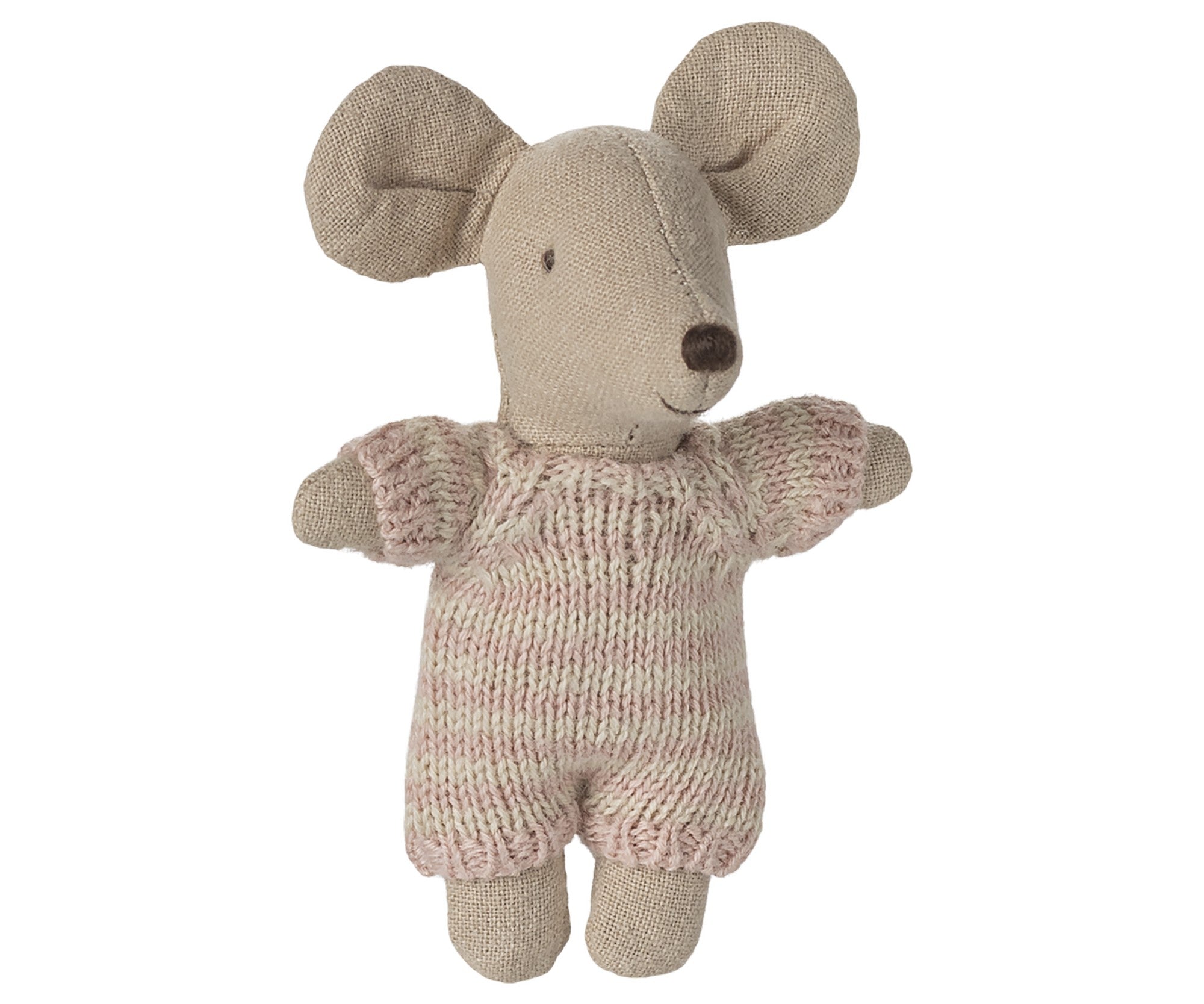 Babymaus in Tragetasche - Rose