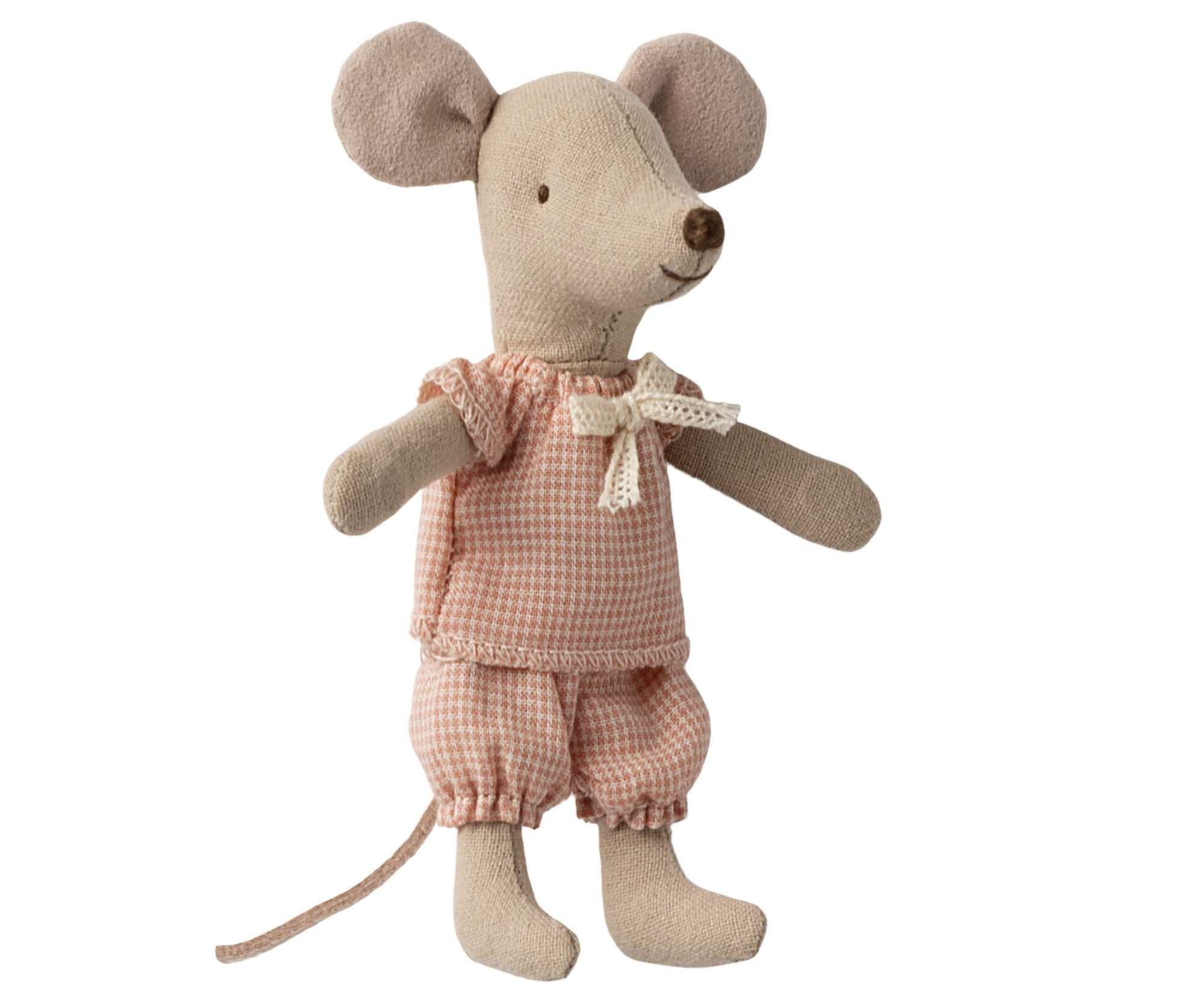 Kleine Schwester Maus in Streichholzschachtel