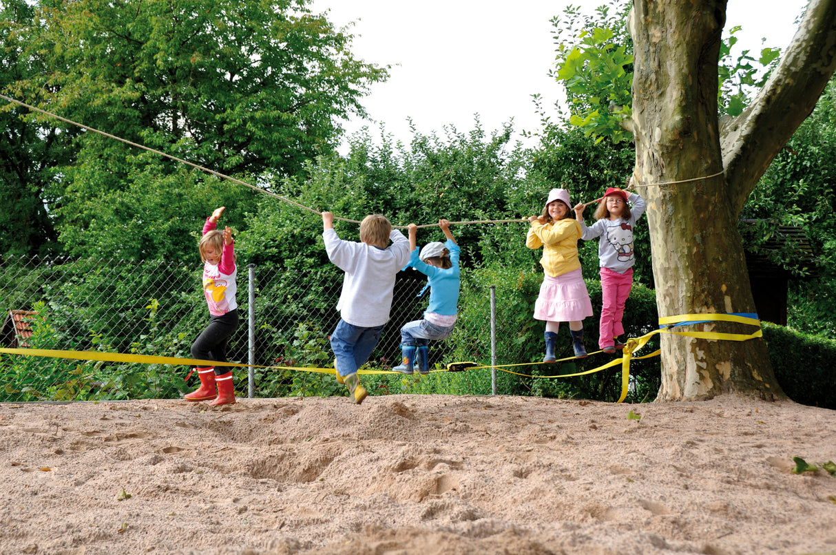 Slackline EDUPLAY - korbmayer. ganz besonders. für kinder.