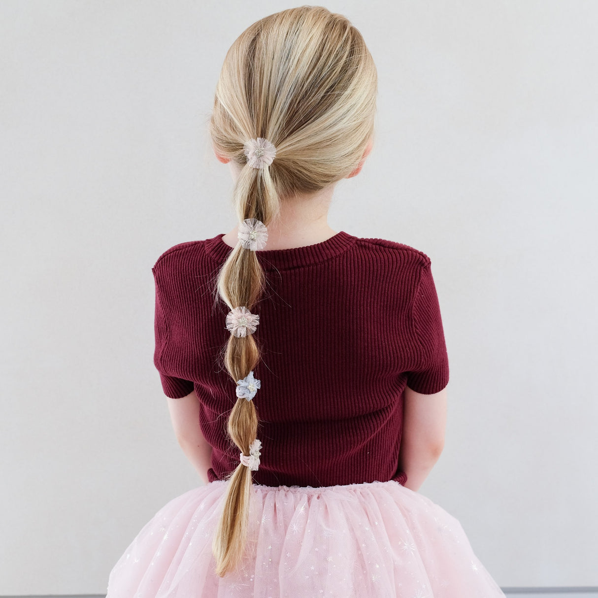 Haargummi mit Tüllrosette