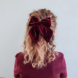 Schleifenhaarspange Agnes / rot