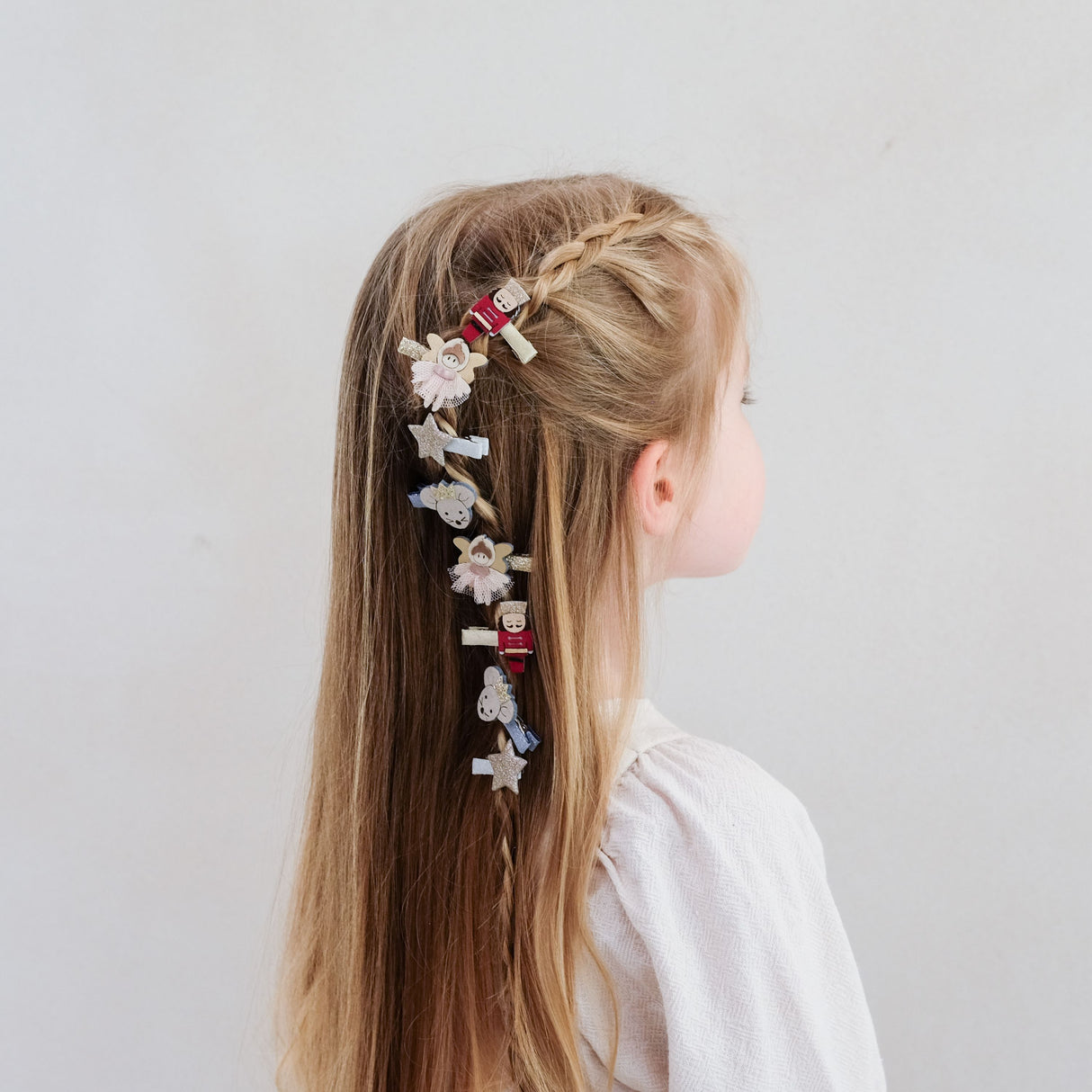 Haarclips Nussknacker Mini