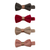 Haarclips Christmas Samtschleife