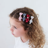 Haarclips Christmas Samtschleife