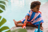 Strandponcho/ Cherry