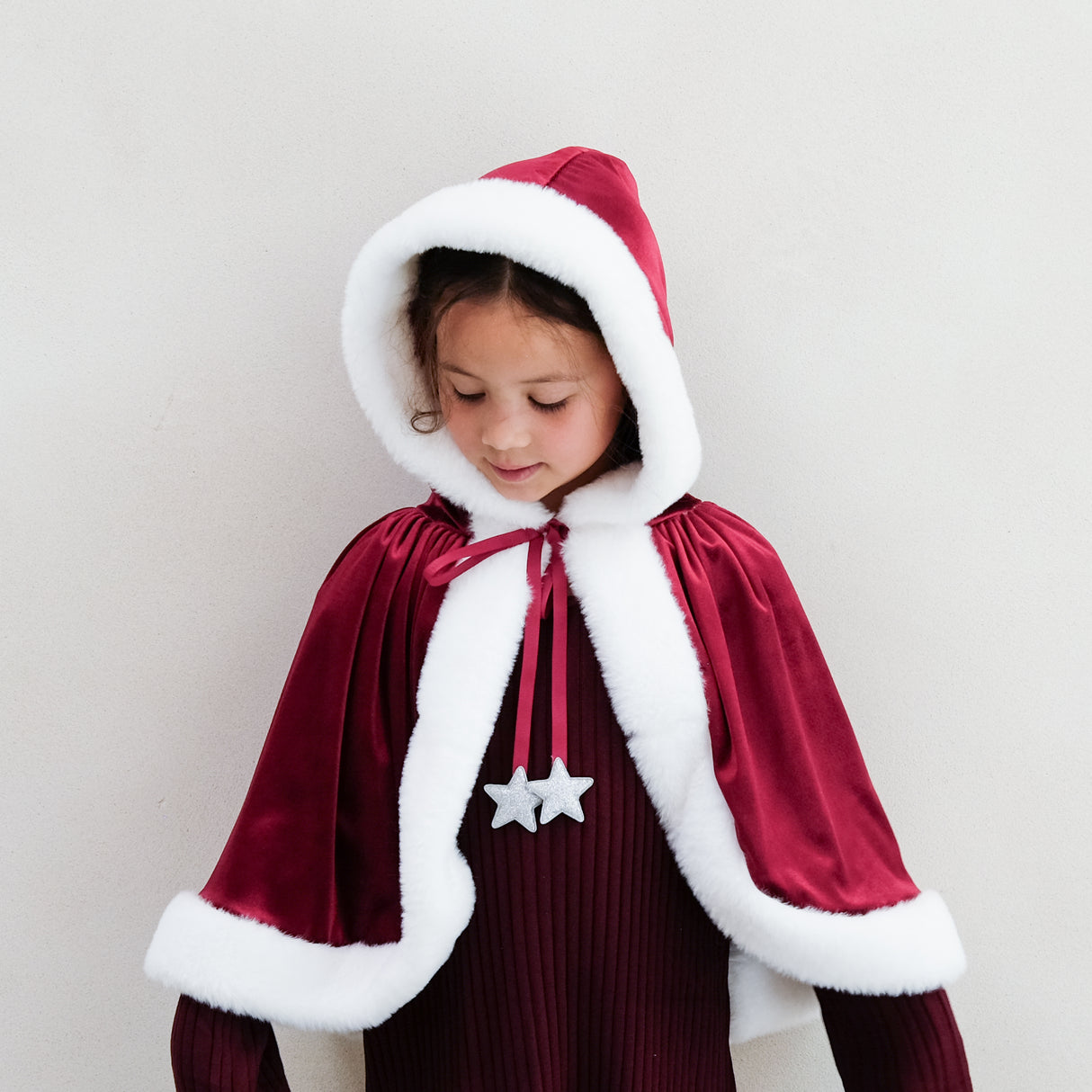 Weihnachtsumhang Mrs. Claus
