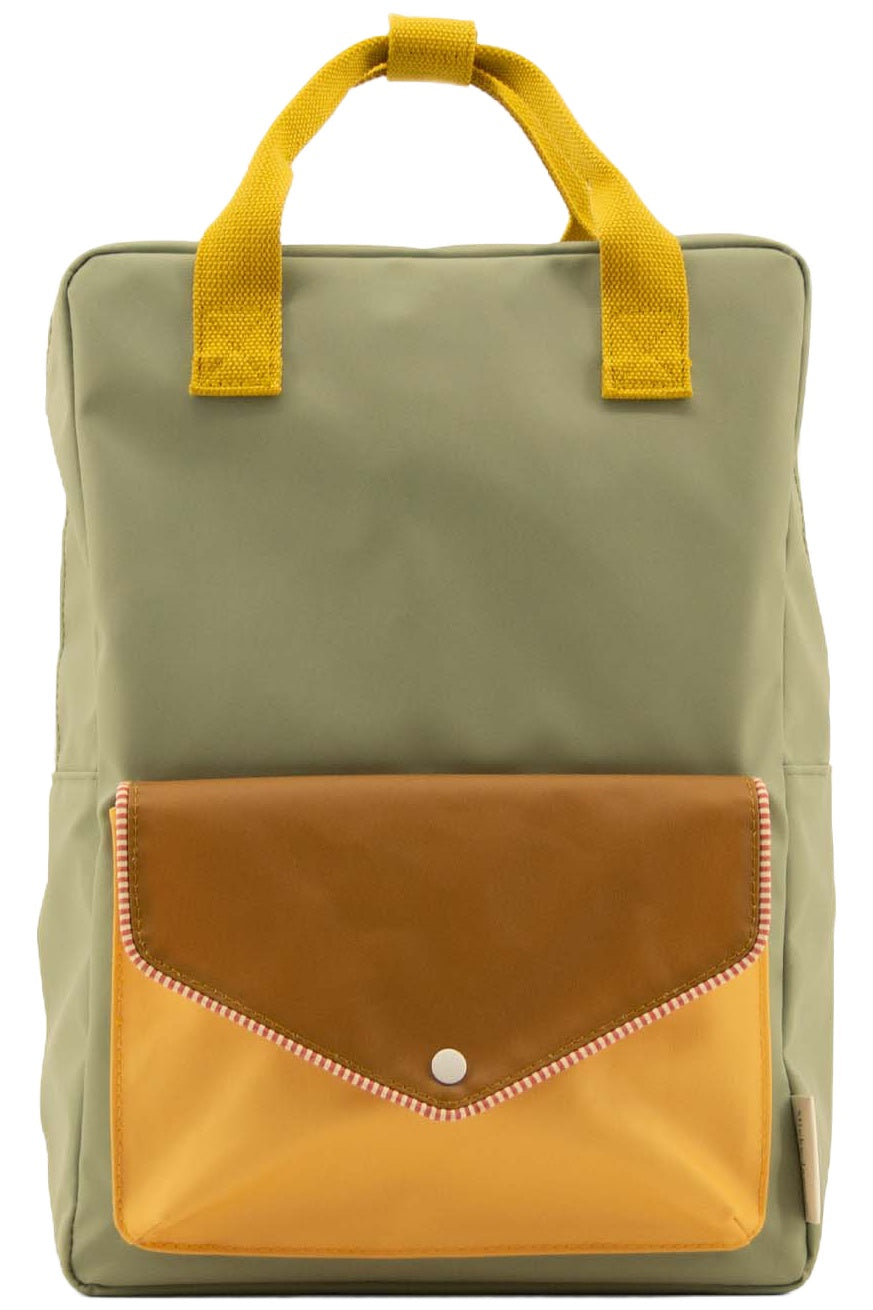 Backpack large | envelope collection I map green