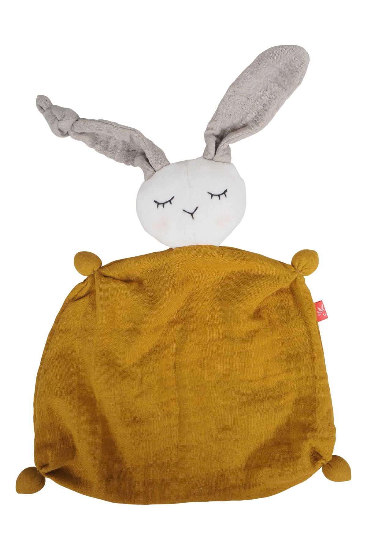 Hase mit Schmusetuch Mustard