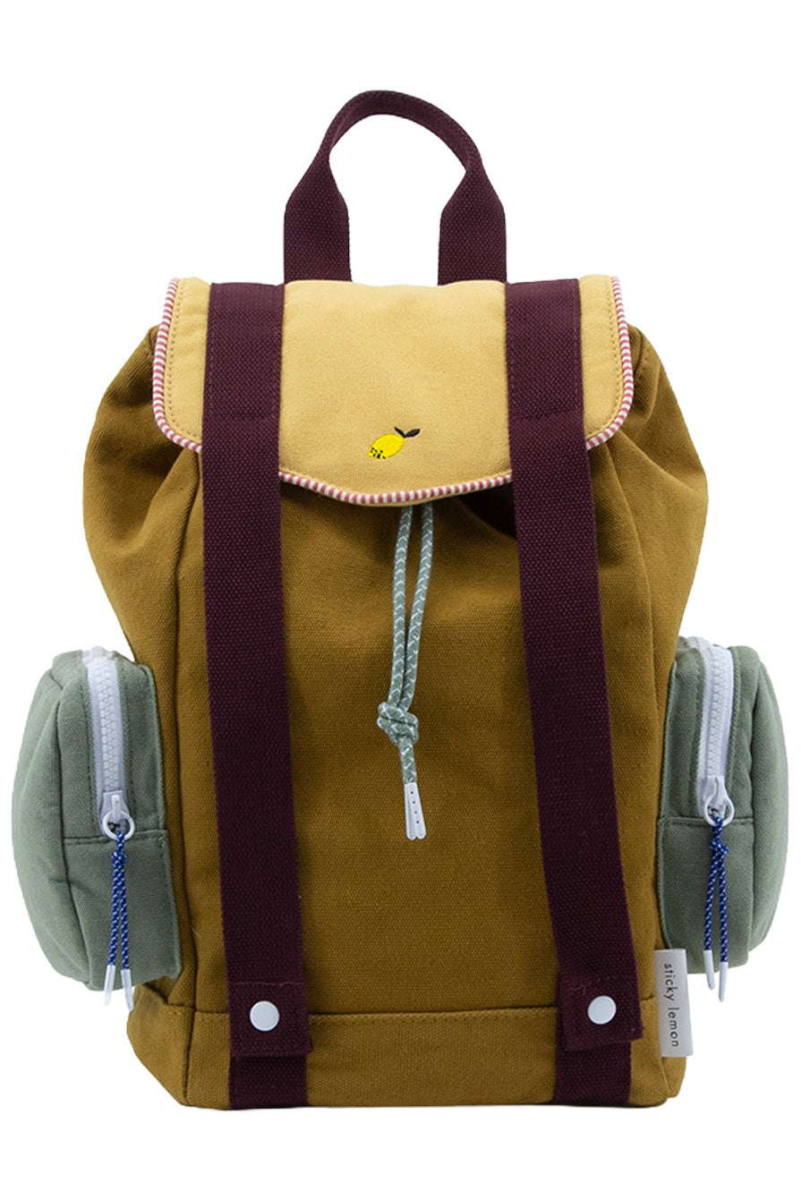 Backpack small | adventure I khaki green - korbmayer. ganz besonders. für kinder.