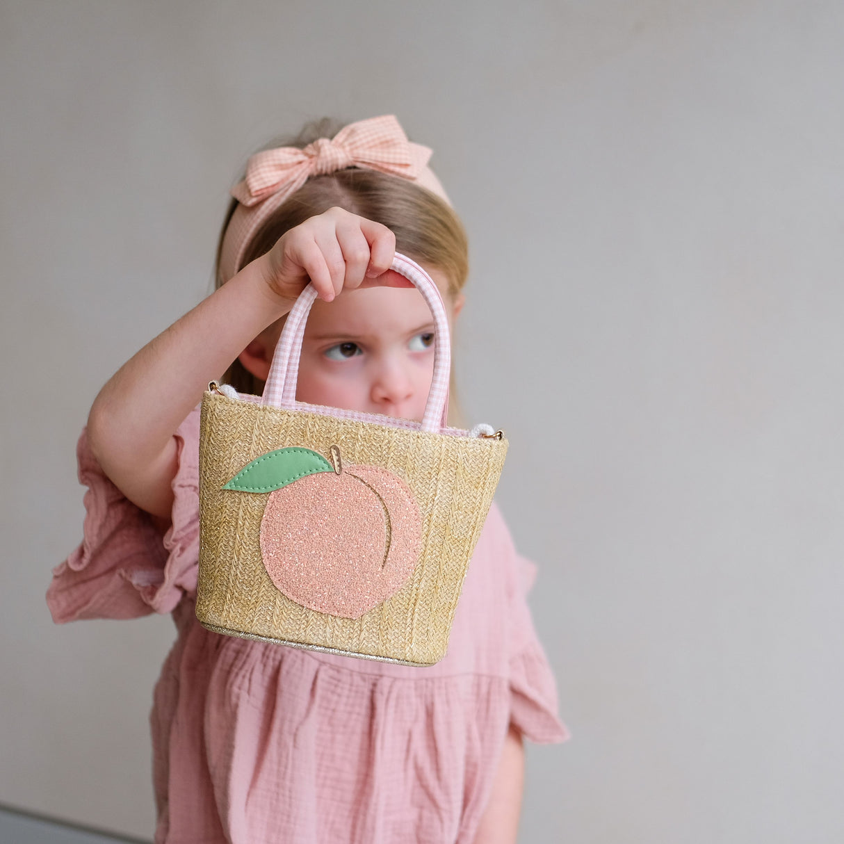Haarreif - Peach Gingham Edie