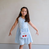 Tasche Kirsche/ gestreift