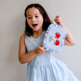 Tasche Kirsche/ gestreift