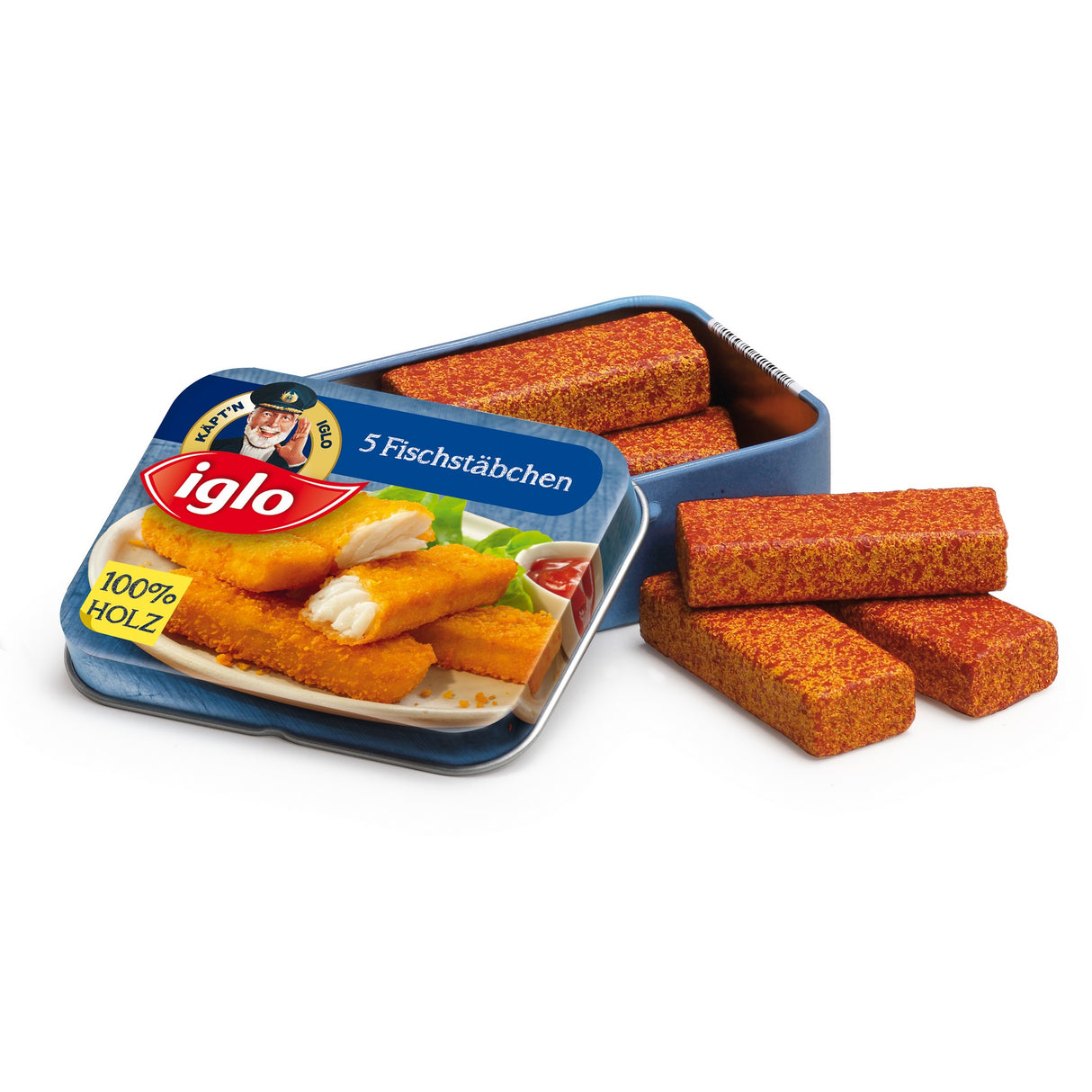 Fischstäbchen von Iglo in der Dose