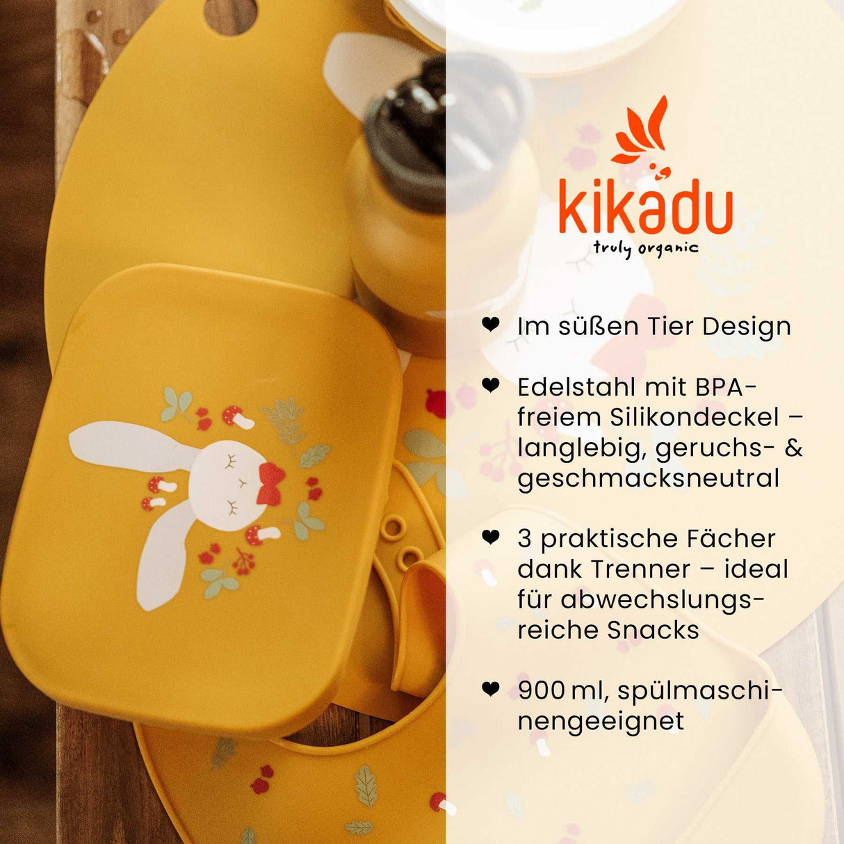 Brotdose Hase Mustard