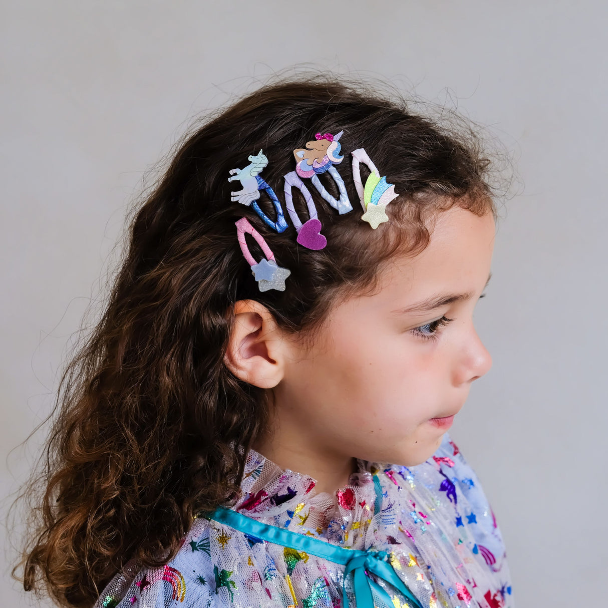 Haarspangen Mini Einhorn