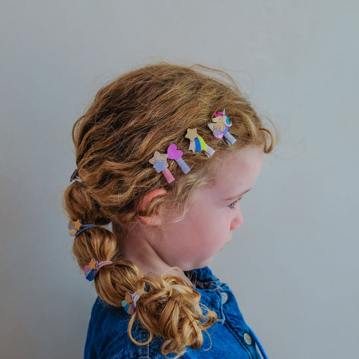Haarclips Einhorn