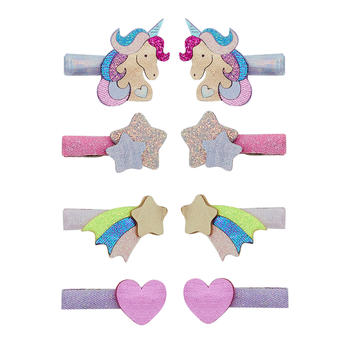 Haarclips Einhorn