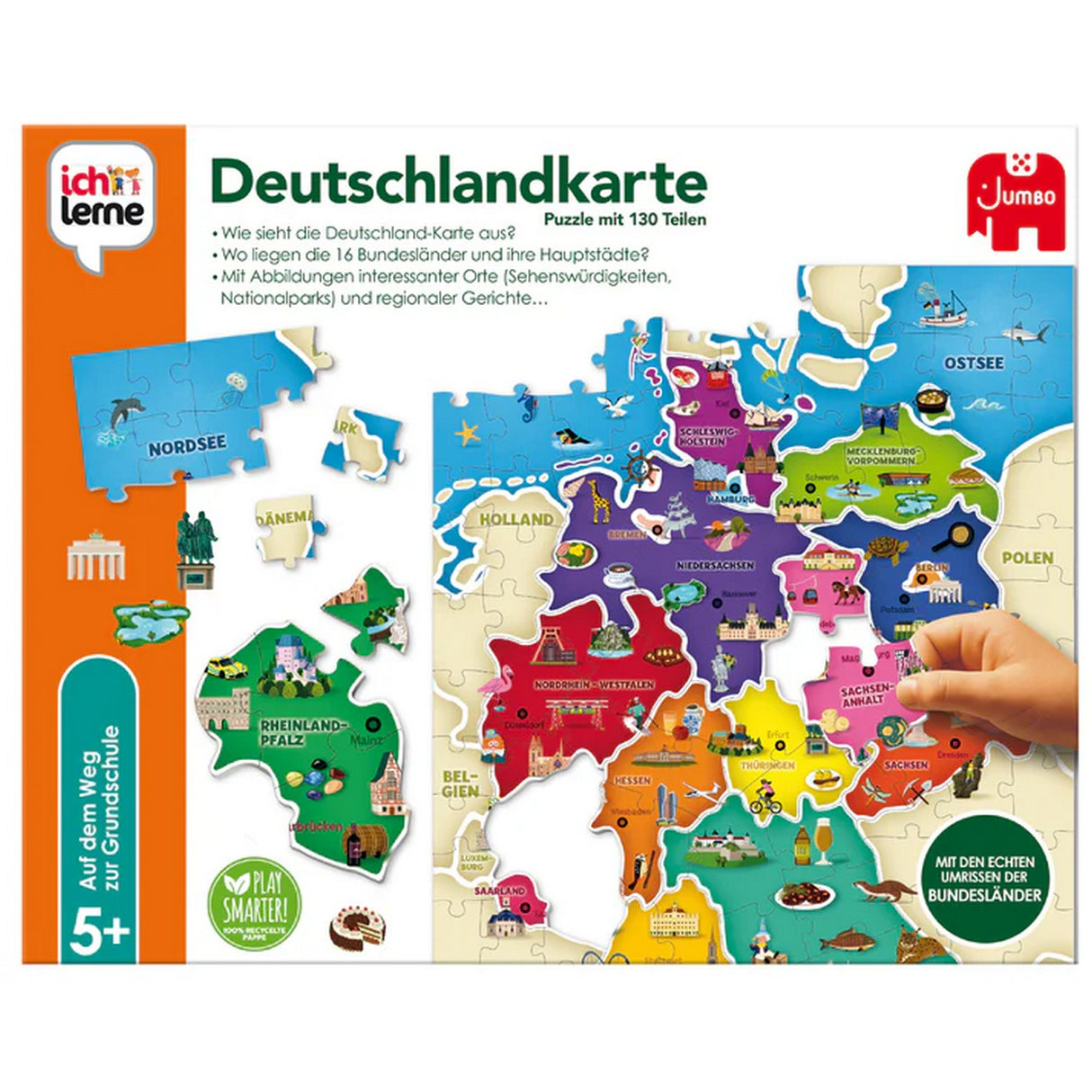 Ich lerne - Deutschlandkarte