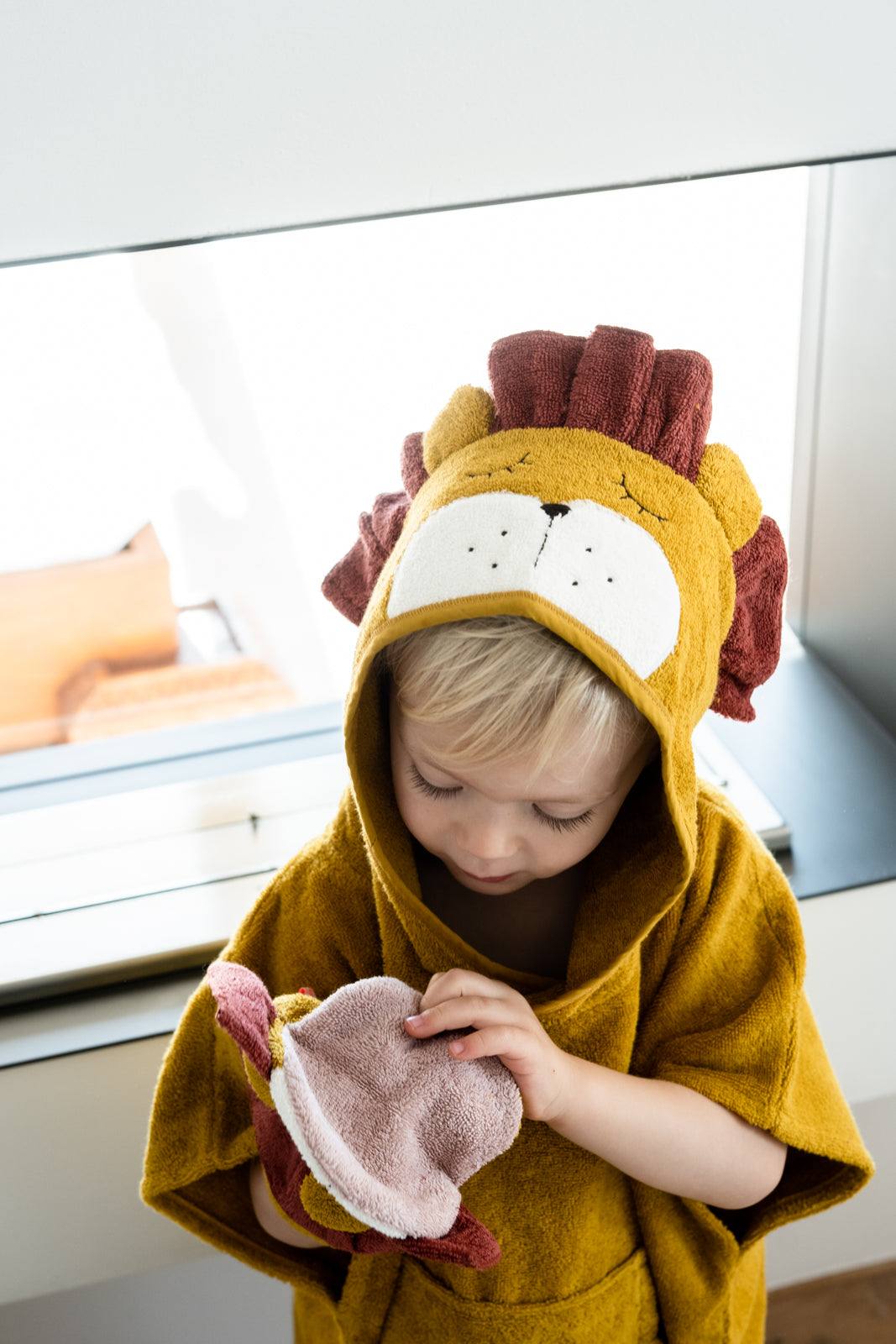 Waschlappen LöwekikaduWaschlappen Löwekorbmayer. ganz besonders. für kinder.