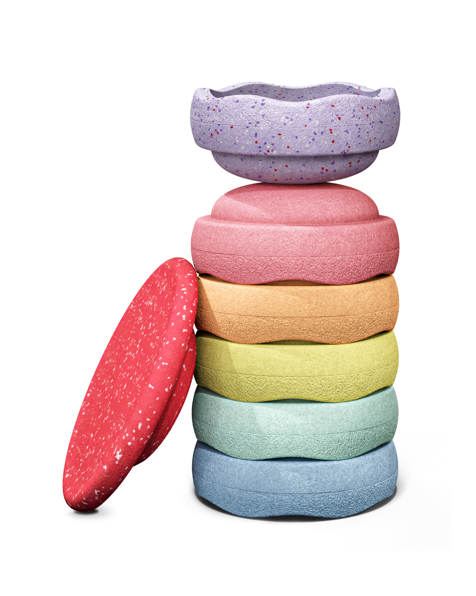 Winter Special Rainbow Set pastel + Balanceboard