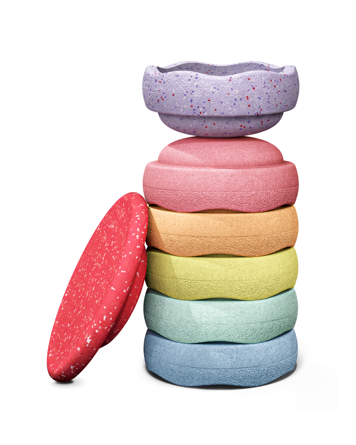 Winter Special Rainbow Set pastel + Balanceboard