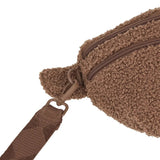 Leckerli Tasche Emma/ Teddy-Fleece brown