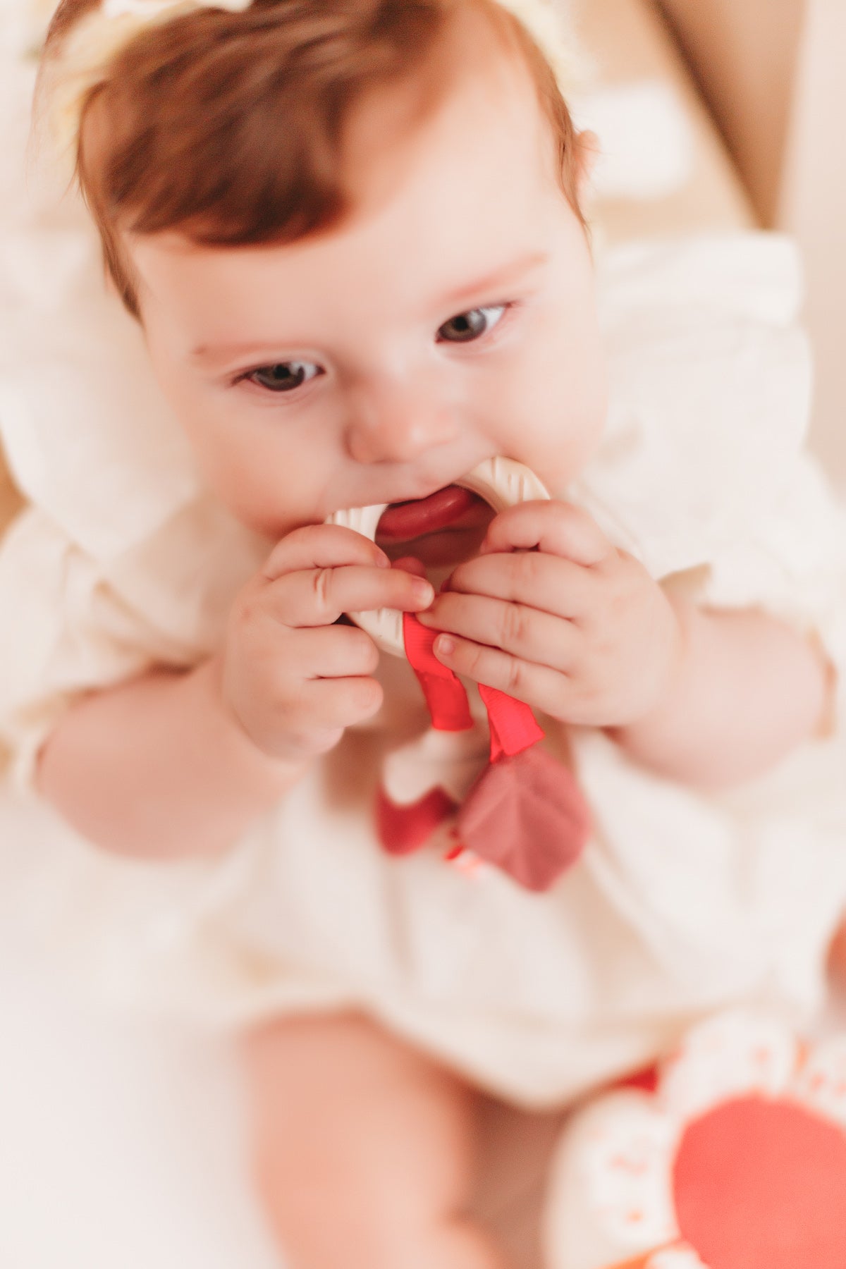 Beißring BlümchenkikaduBeißring Blümchenkorbmayer. ganz besonders. für kinder.