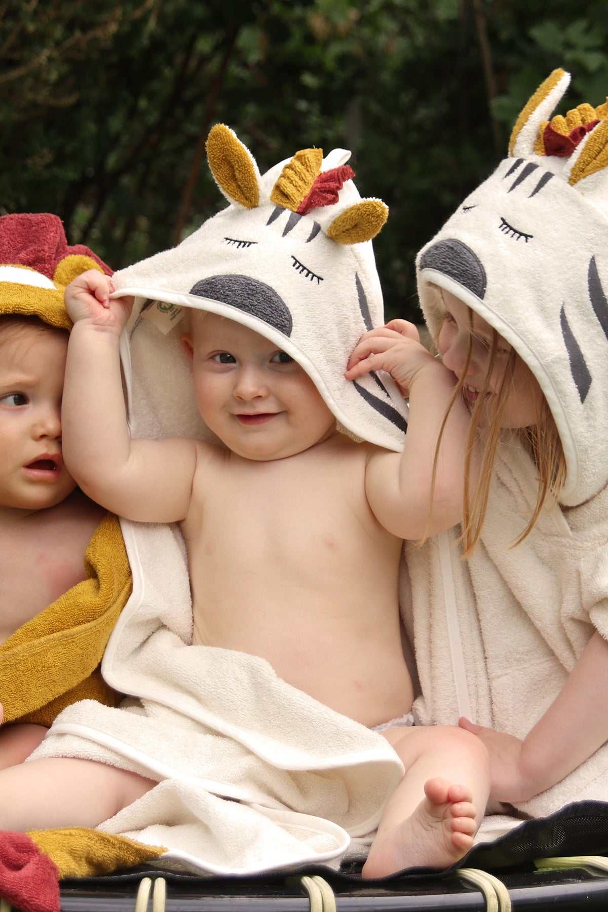 Kapuzen-Handtuch Zebra - korbmayer. ganz besonders. für kinder.