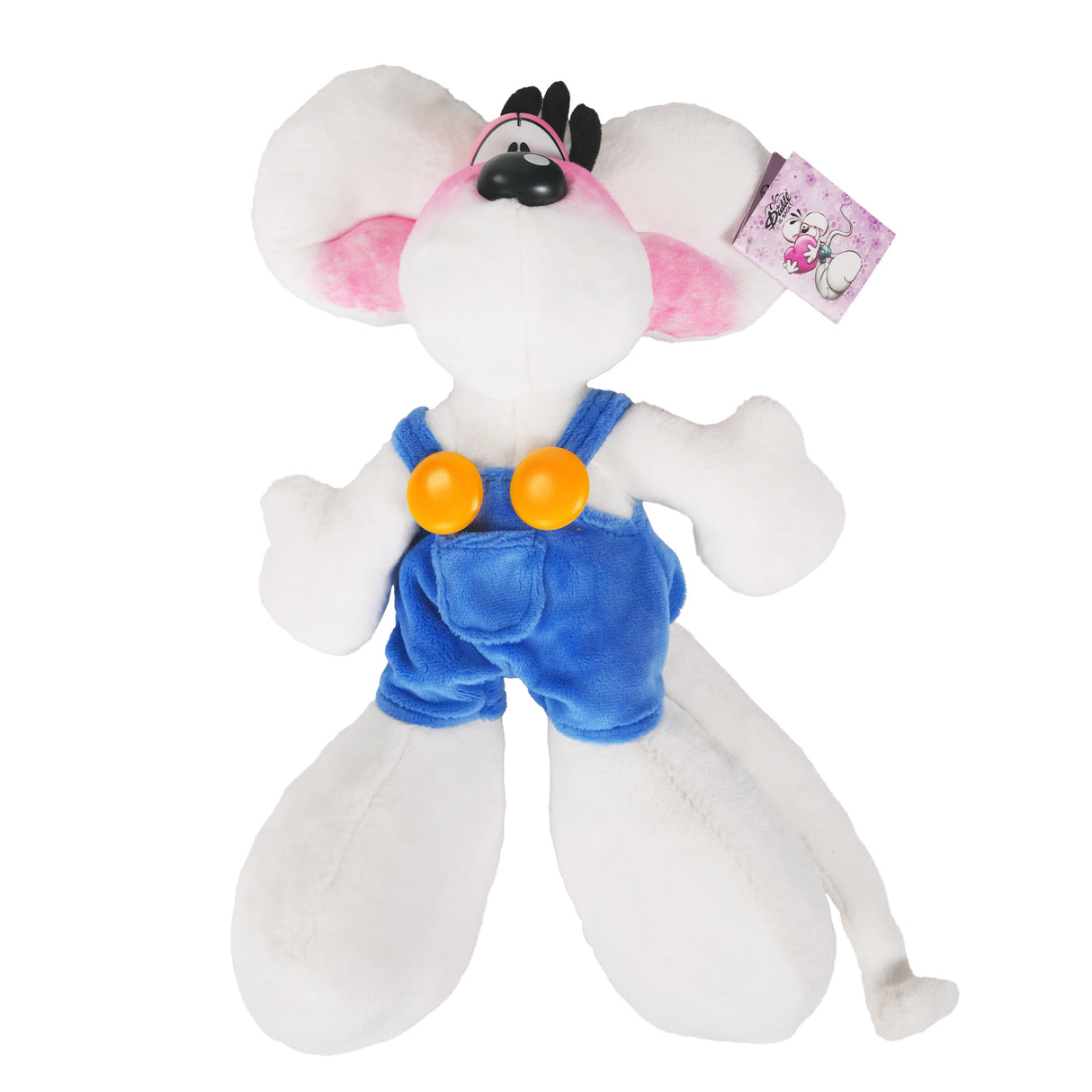 Plüschtier Diddl in Blauer Latzhose 30cm