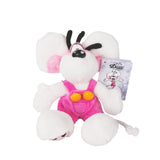Diddl Schlüsselanhänger in Rosa Latzhose 15 cm