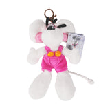 Diddl Schlüsselanhänger in Rosa Latzhose 15 cm