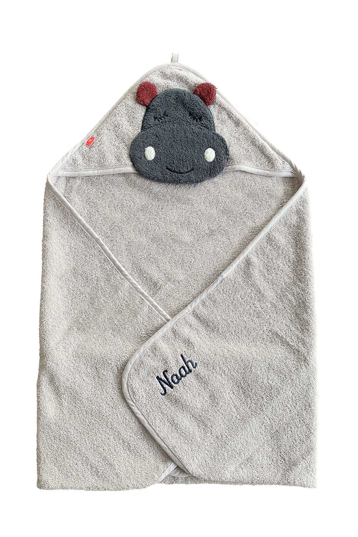 Kapuzen-Handtuch Hippo