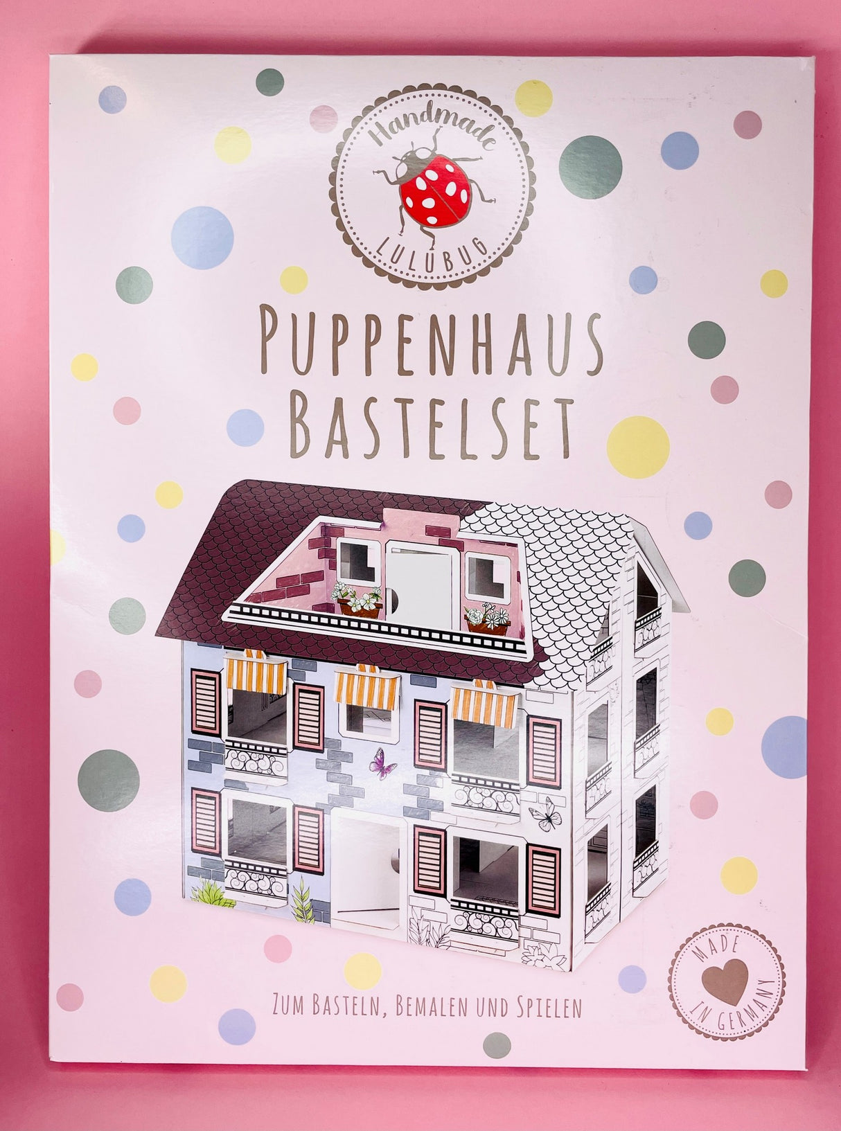 Puppenhaus Bastelset zum Bemalen - korbmayer. ganz besonders. für kinder.