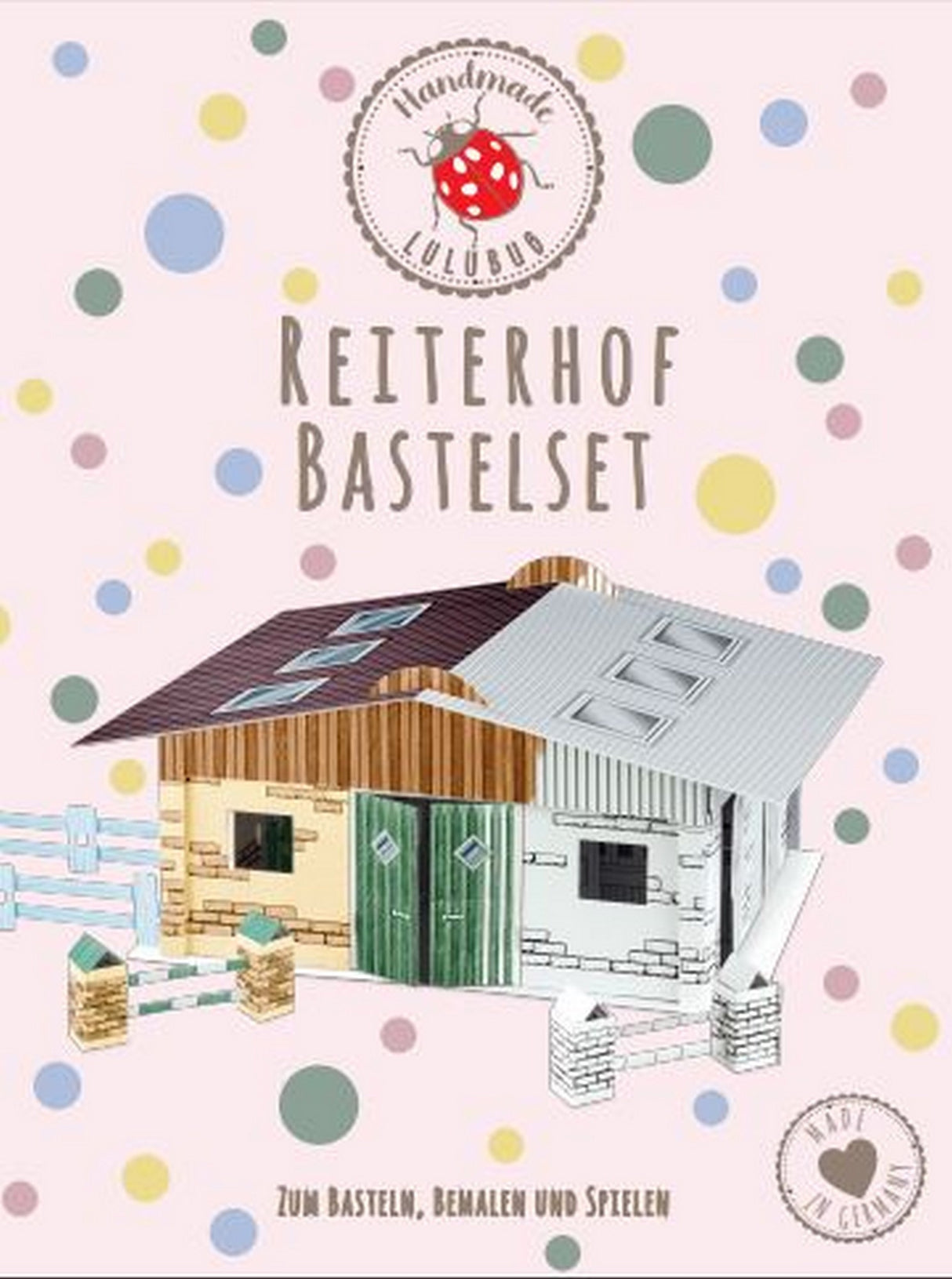 Reiterhof Bastelset zum Bemalen