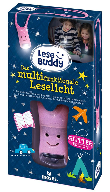 Lese Buddy Glitzer rosa - korbmayer. ganz besonders. für kinder.