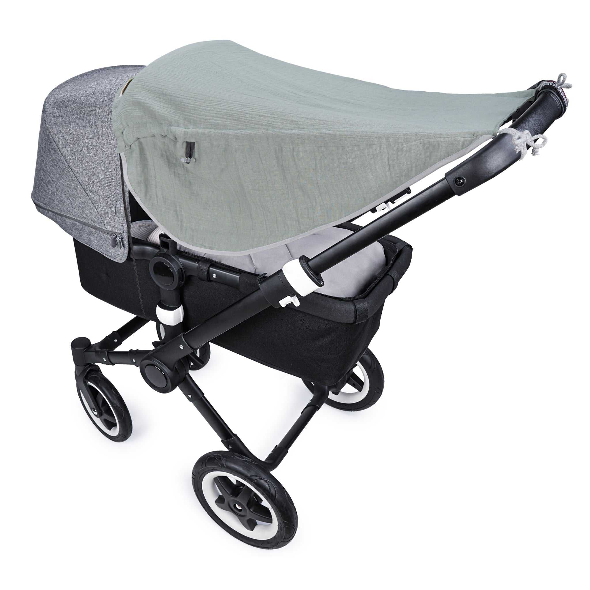 priebes sonnensegel Sonnensegel JOHANNA grün - UV-Schutz 50+ für Kinderwagen