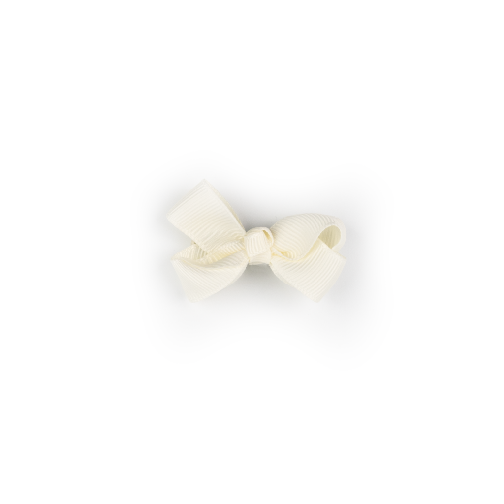 Haarspange Mini Schleife - Creme