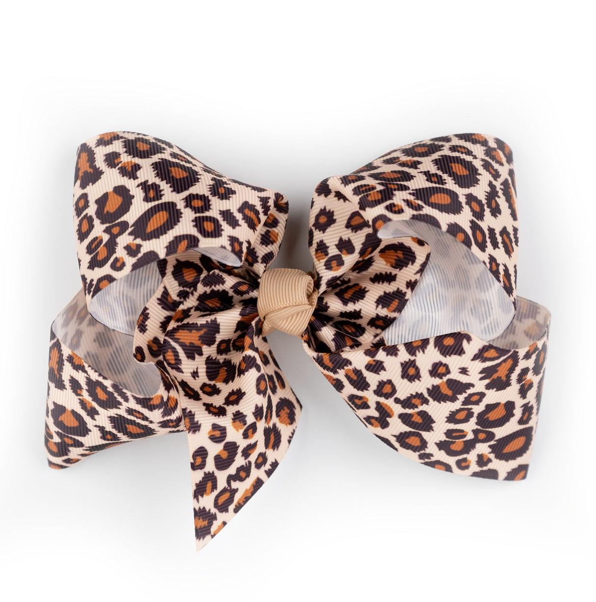 Haarspange Schleife - Leopard
