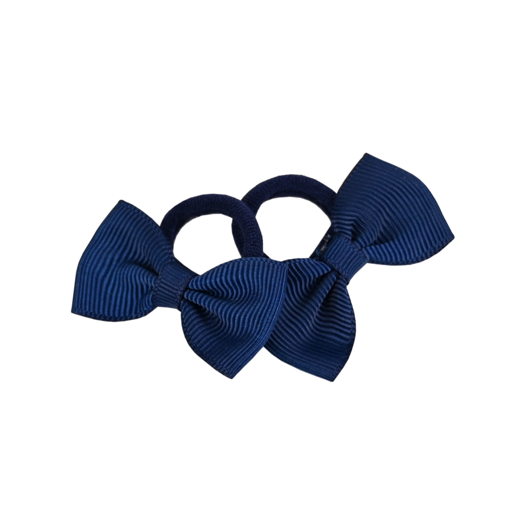 Mini Haargummis Schleife/  Dark Blue