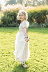 Regenbogen Glitzer Kleid 98-104